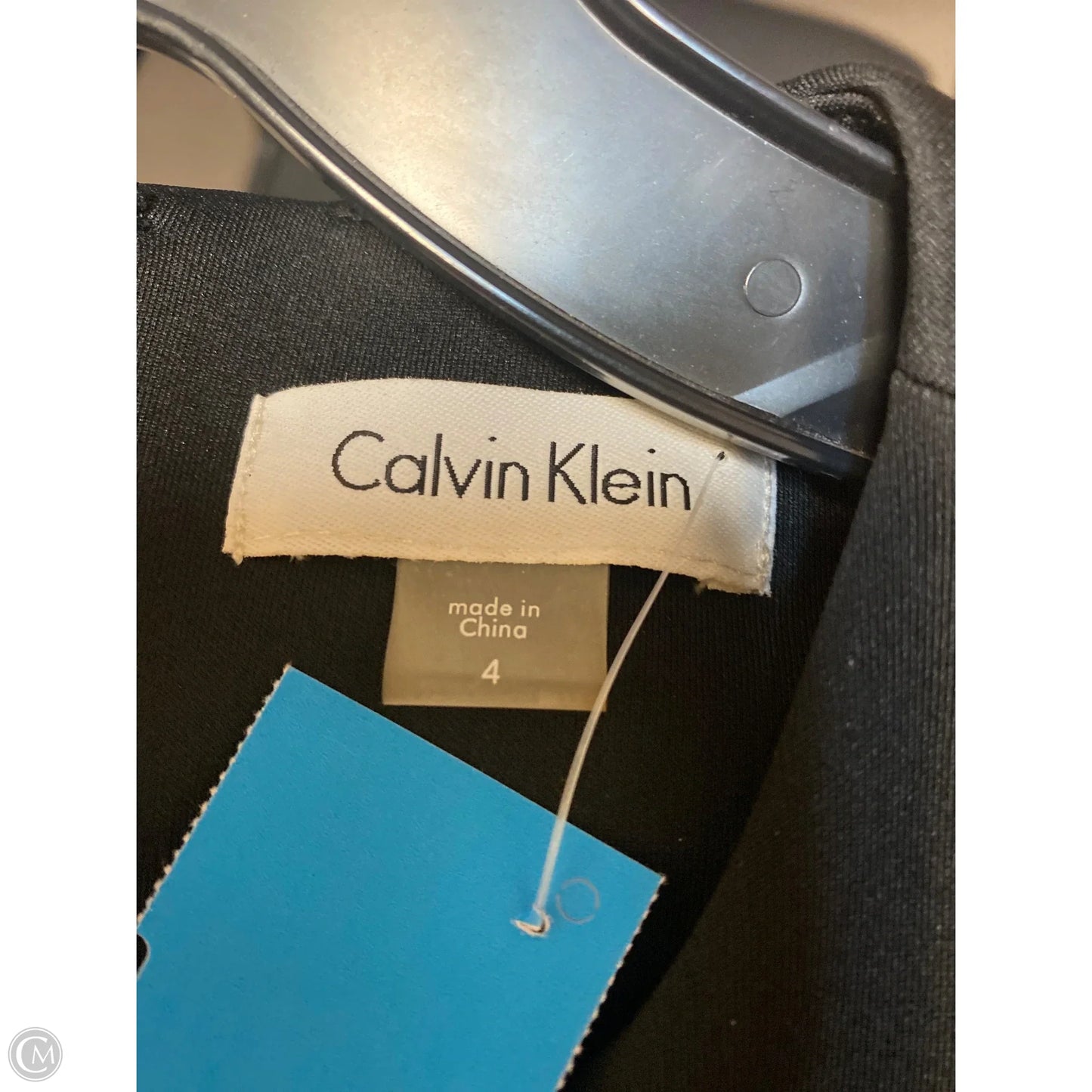 Dress Casual Midi By Calvin Klein In Black, Size: S