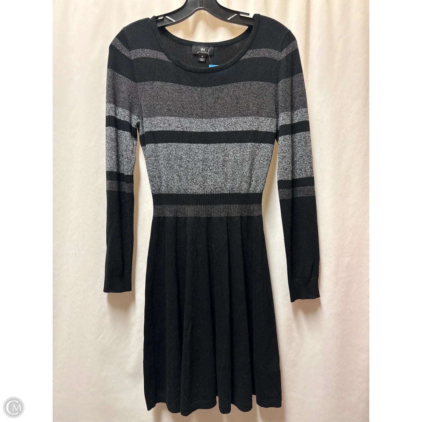 Dress Sweater By In Sanfrancisco In Black, Size: M