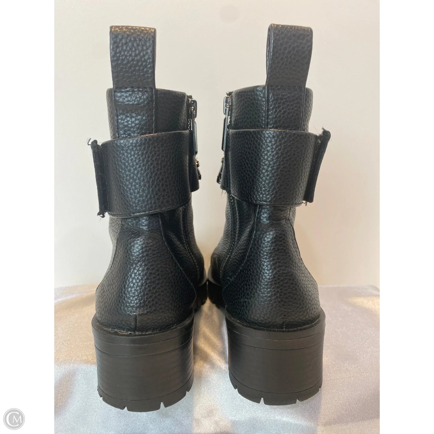 Boots Designer By Karl Lagerfeld In Black, Size: 7