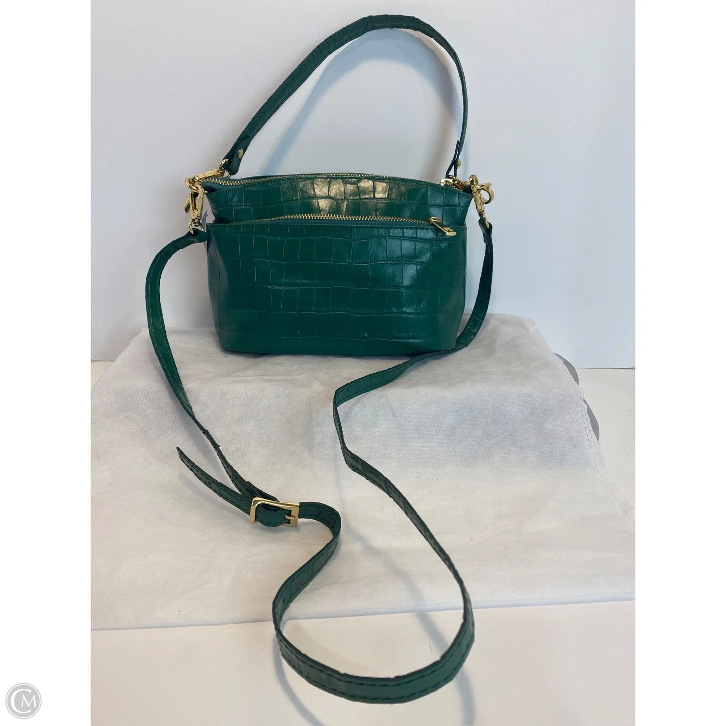 Crossbody Leather By Clothes Mentor, Size: Medium