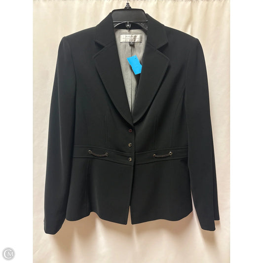 Blazer By Tahari By Arthur Levine In Black, Size: Mp