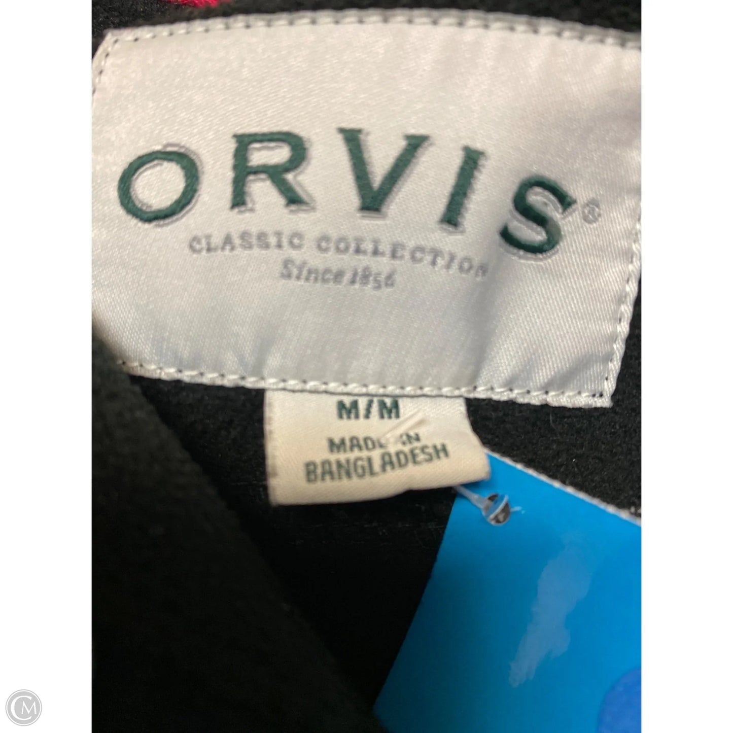 Jacket Shirt By Orvis In Black & White, Size: M