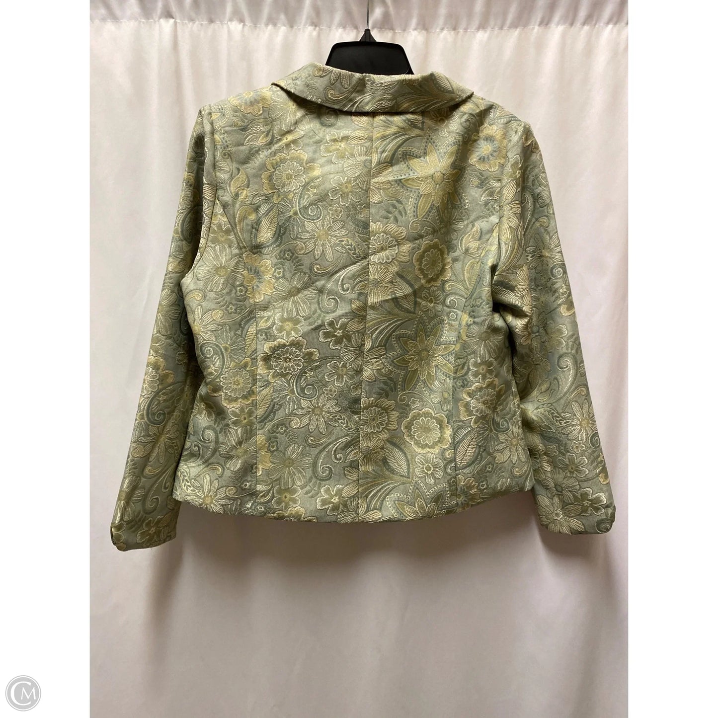 Blazer By Clothes Mentor In Green, Size: M