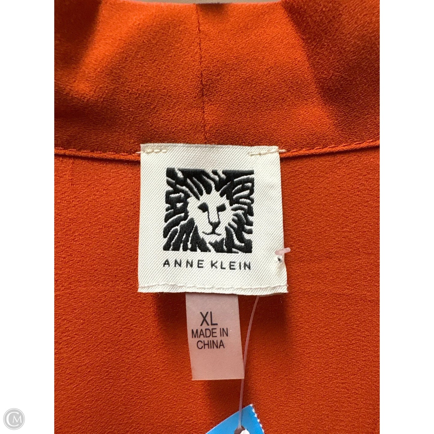 Top Long Sleeve By Anne Klein In Copper, Size: Xl