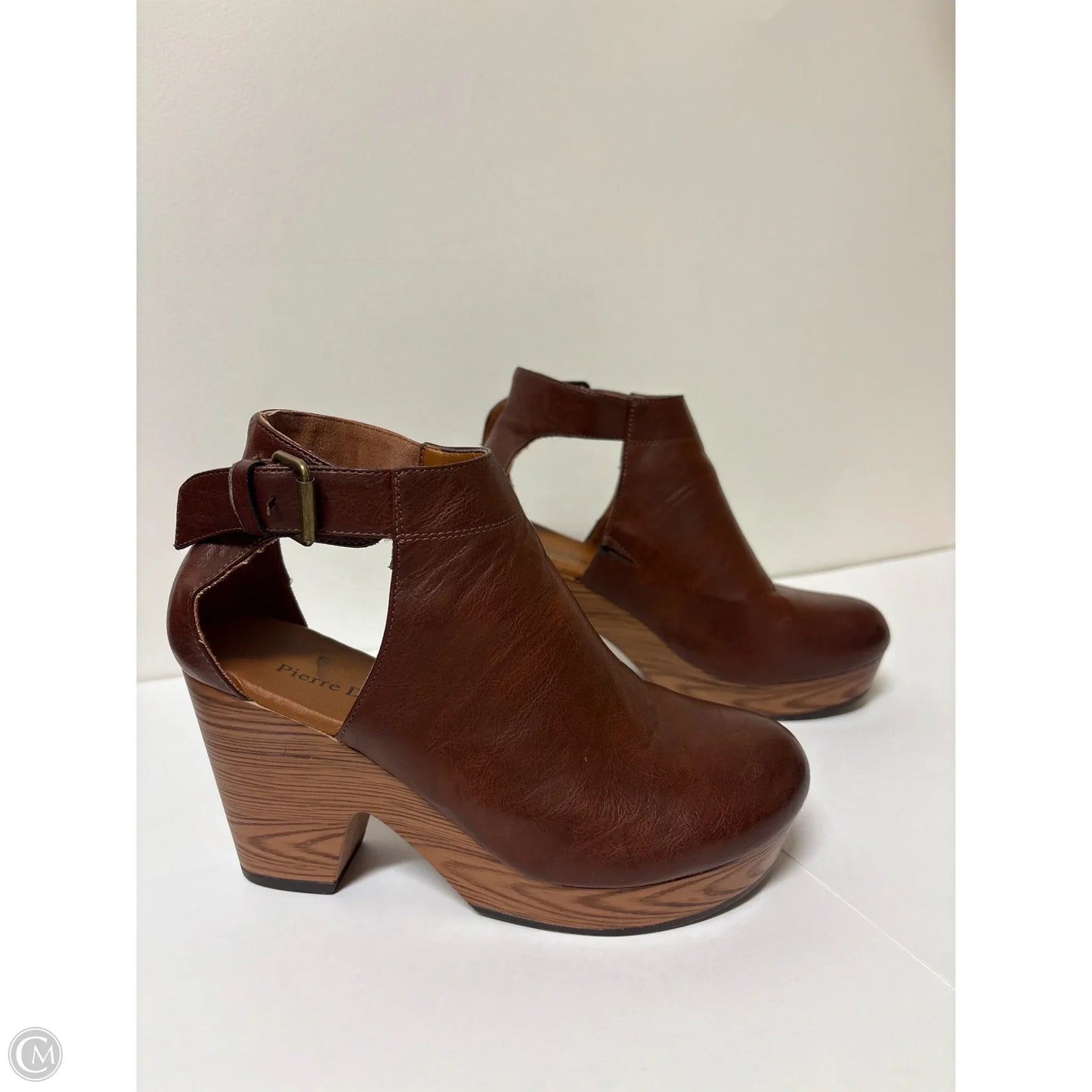 Shoes Heels Block By Pierre Dumas In Brown, Size: 5.5