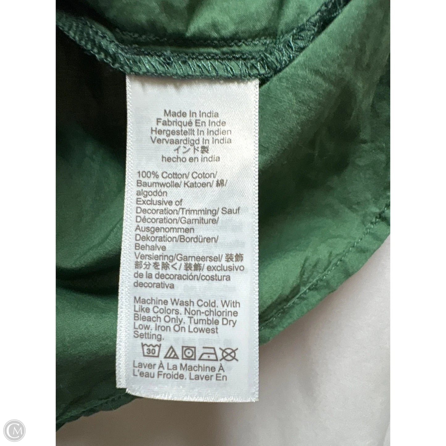 Top Short Sleeve By J. Crew In Green, Size: S