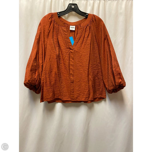 Top 3/4 Sleeve By Sonoma In Copper, Size: M