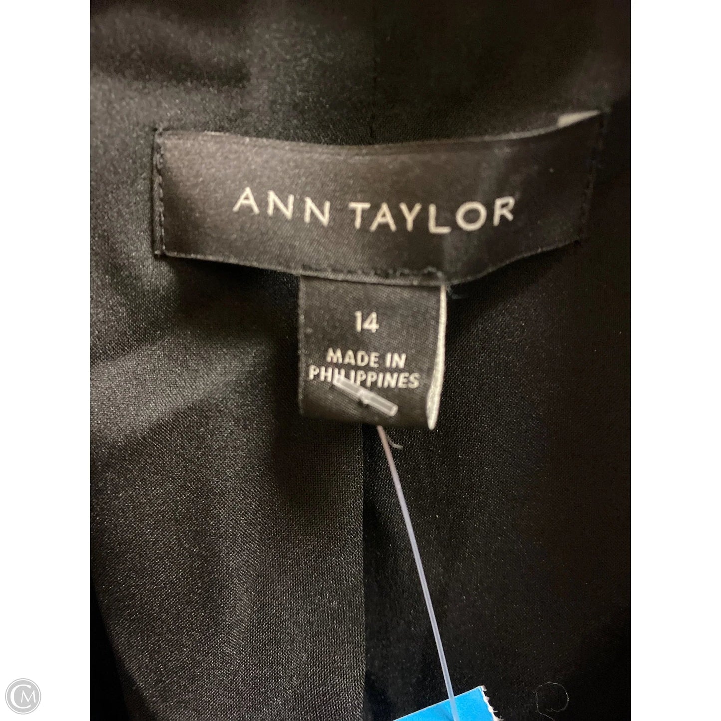 Blazer By Ann Taylor In Grey, Size: L