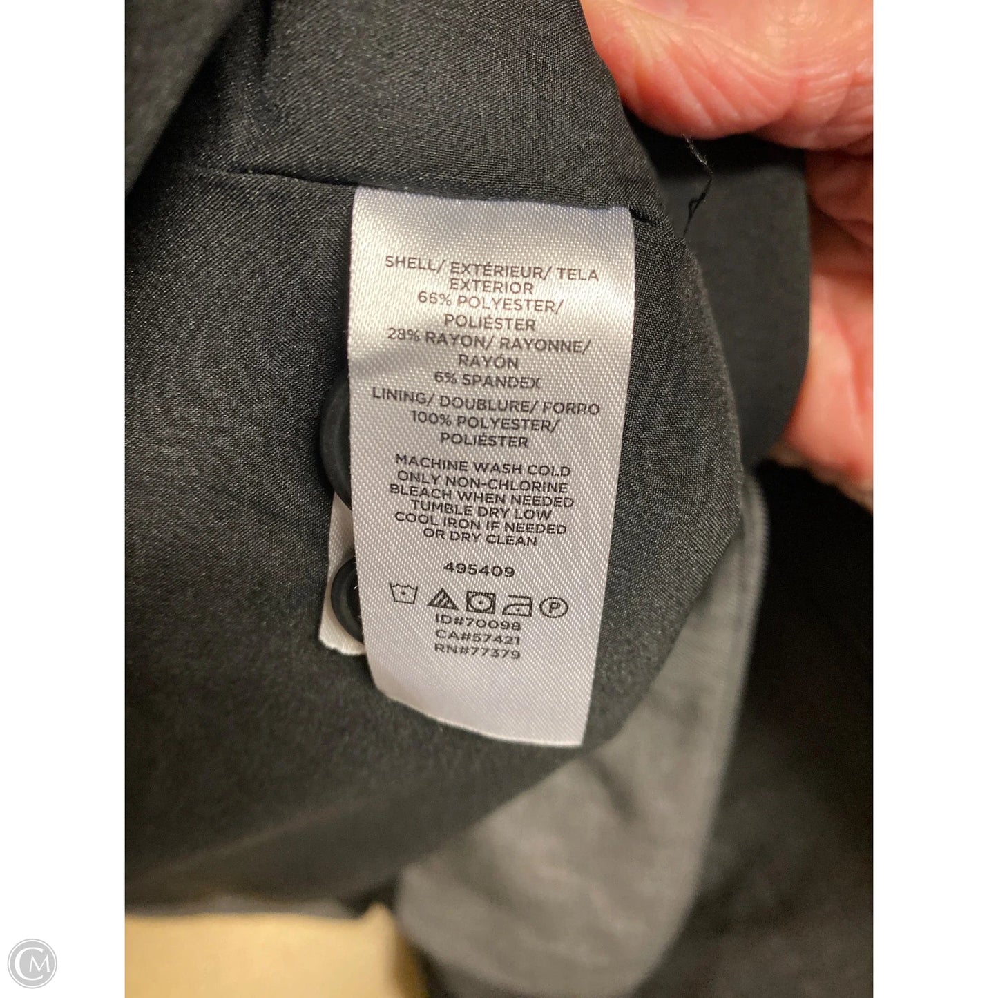 Blazer By Ann Taylor In Grey, Size: L