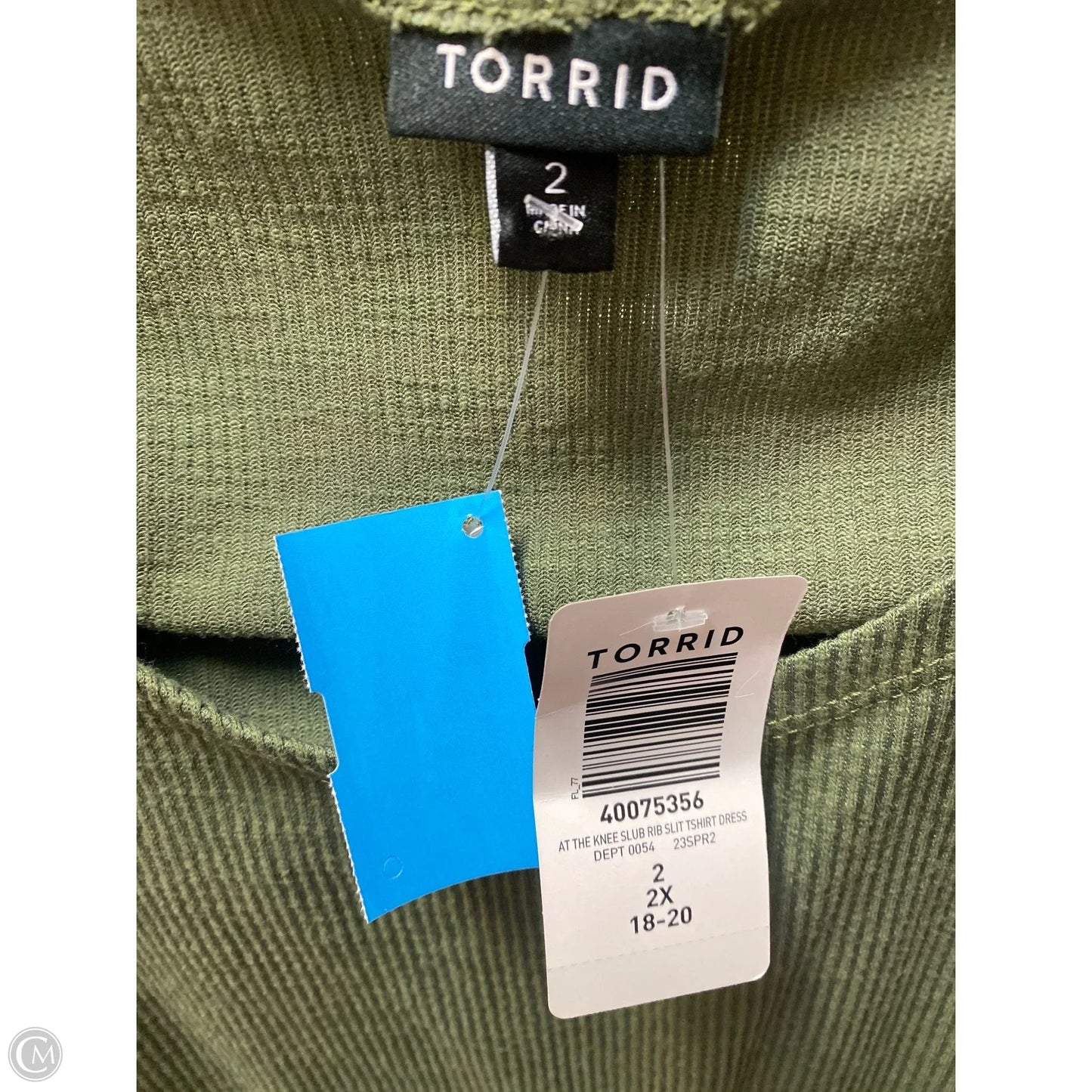Dress Casual Midi By Torrid In Green, Size: 2x