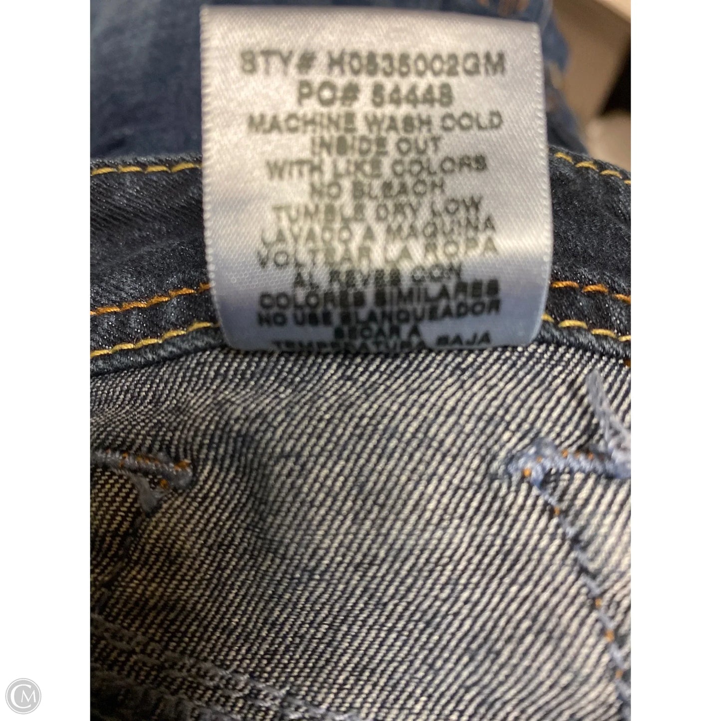 Jeans Cropped By Clothes Mentor In Blue Denim, Size: 12