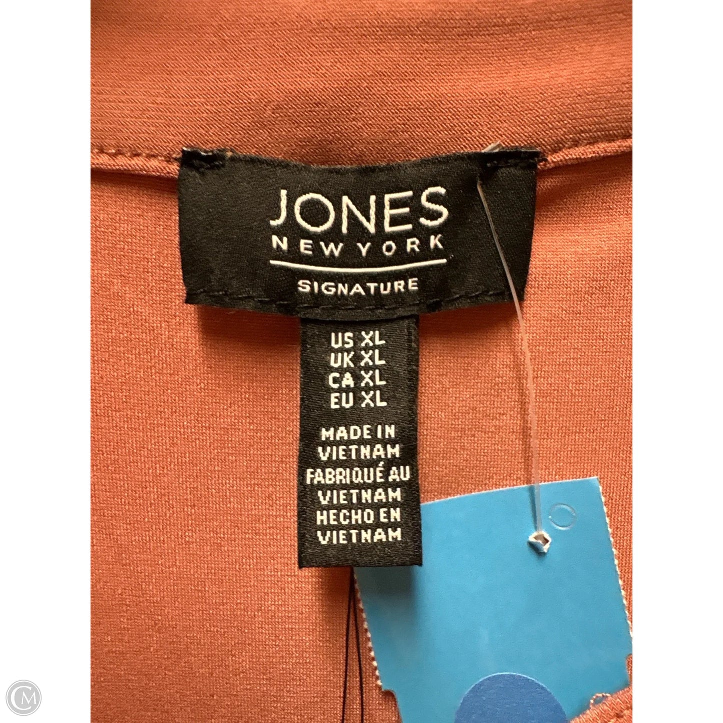 Top Long Sleeve By Jones And Co In Mauve, Size: Xl