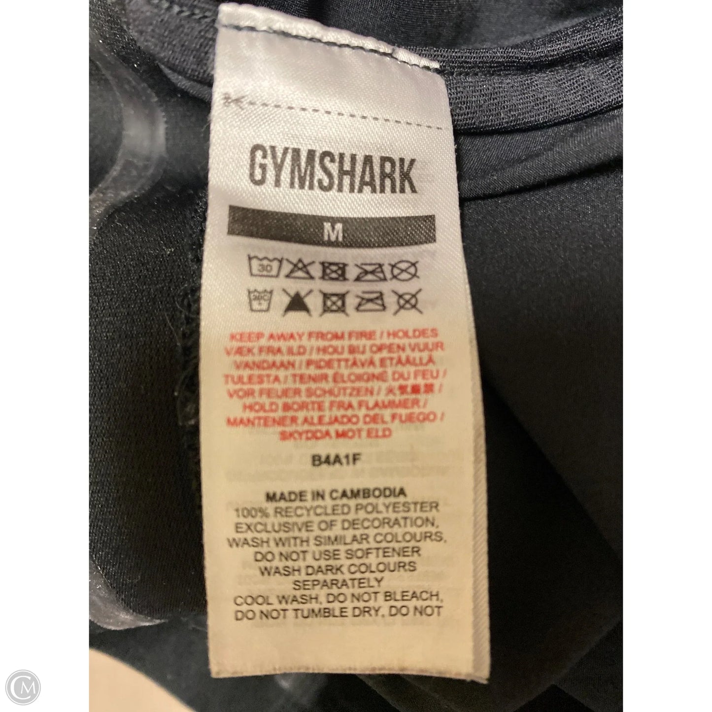 Athletic Shorts By Gym Shark In Black, Size: M
