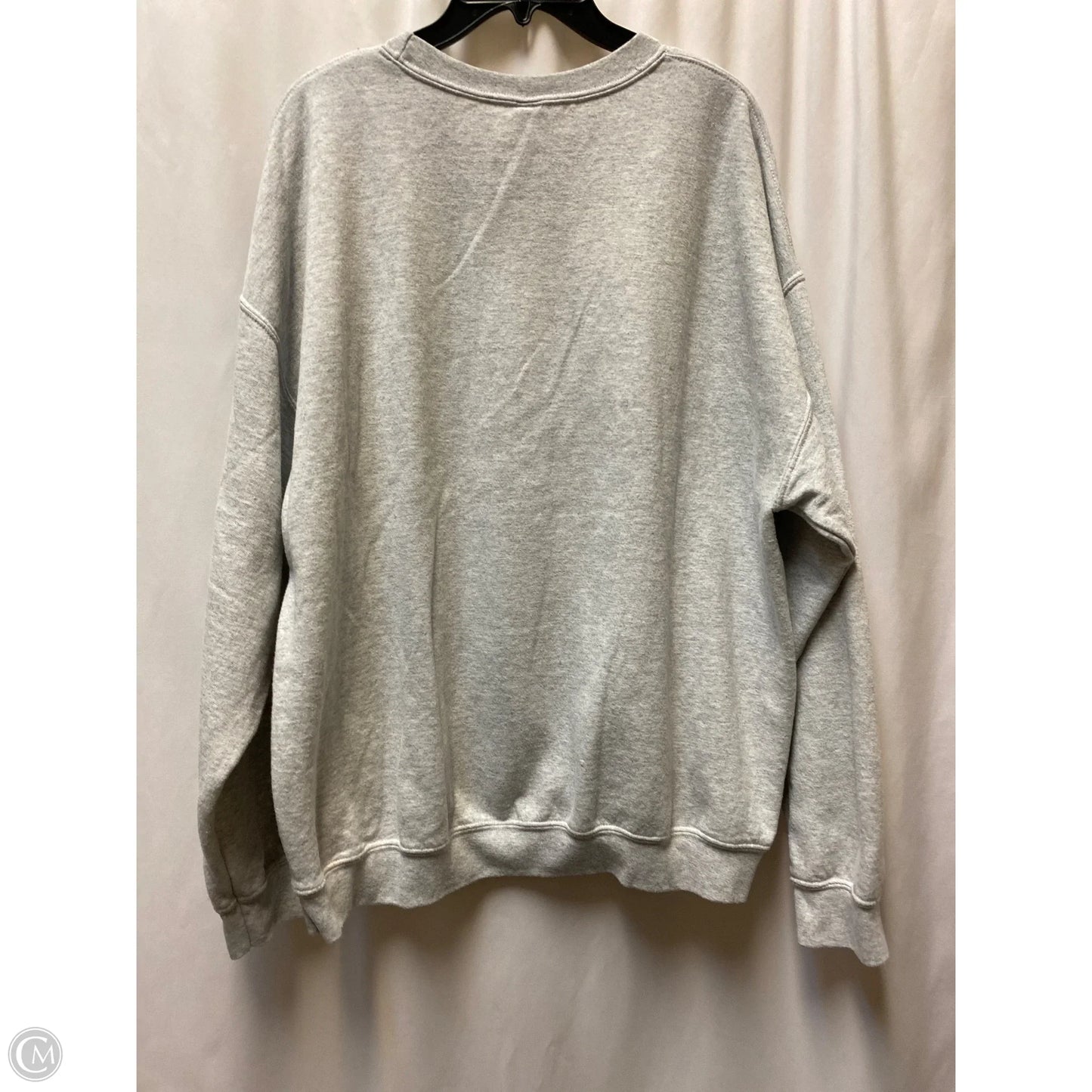 Sweatshirt Crewneck By Gildan In Grey, Size: Xl