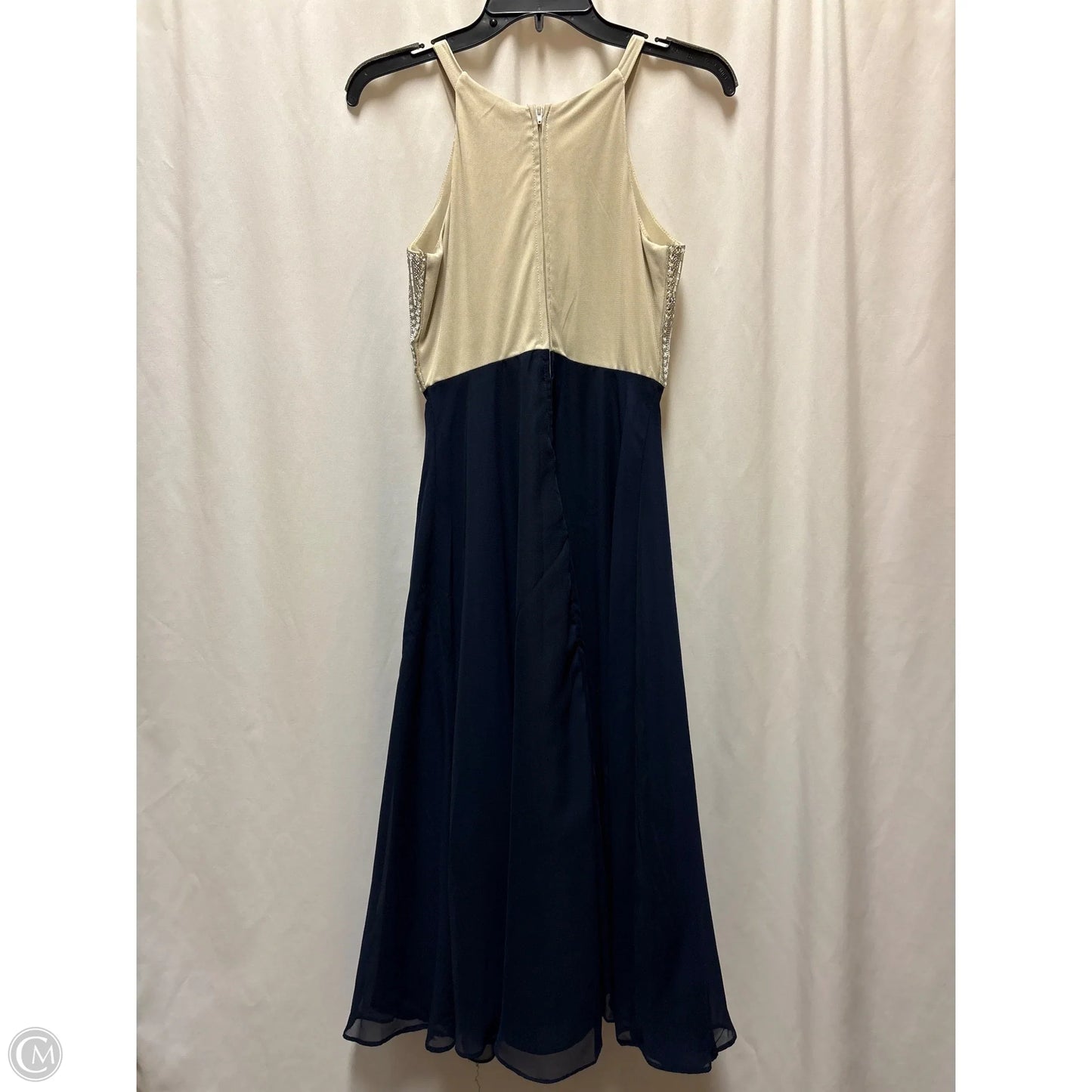 Dress Casual Midi By Clothes Mentor In Blue, Size: L
