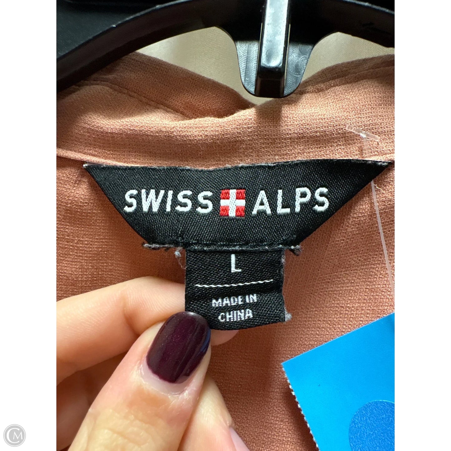 Top Short Sleeve By Clothes Mentor In Mauve, Size: L