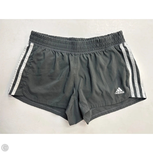 Athletic Shorts By Adidas In Grey, Size: S