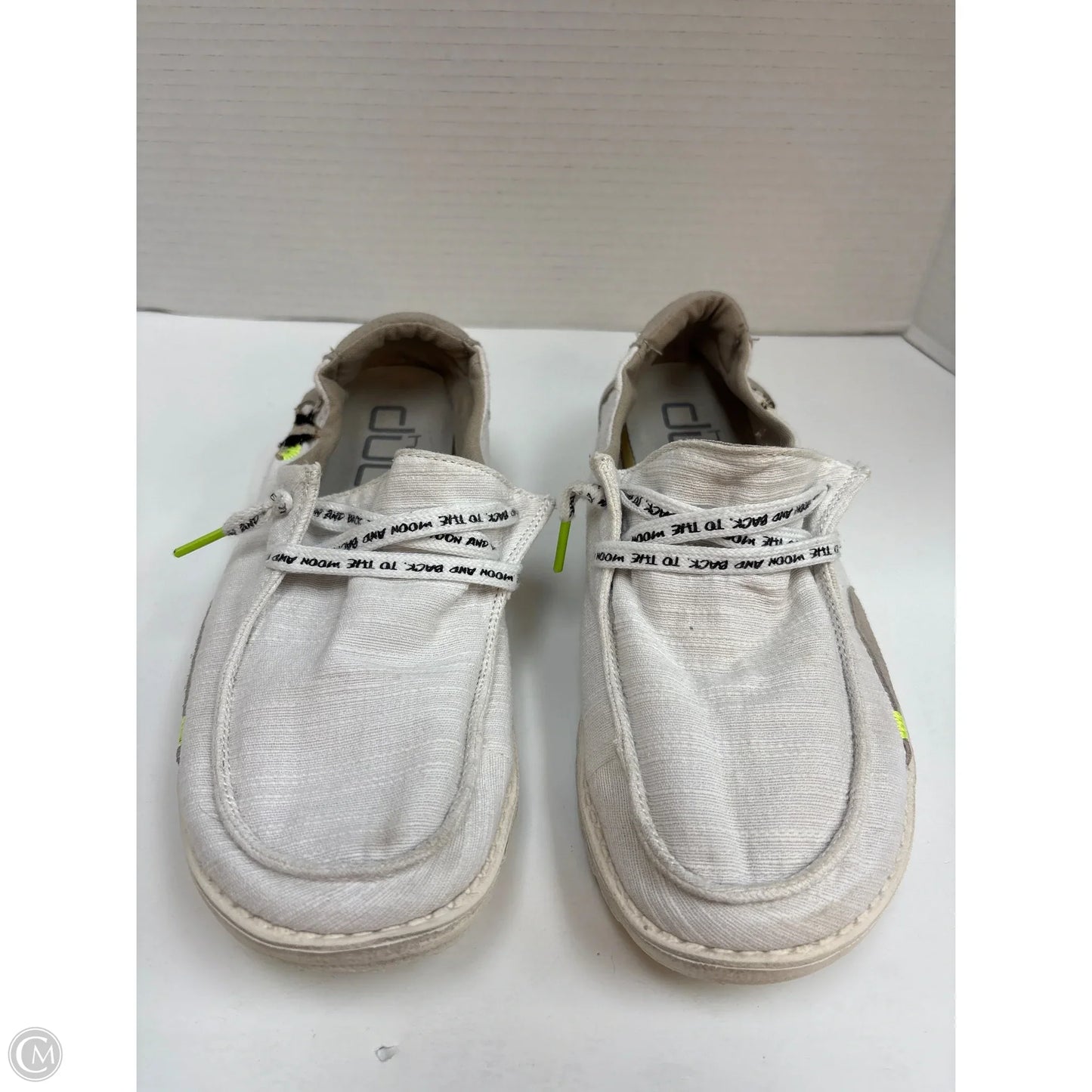 Shoes Flats By Hey Dude In White, Size: 9