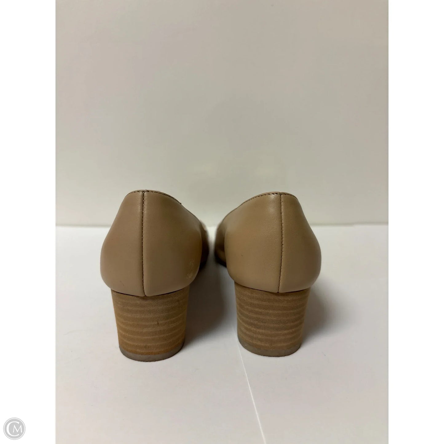 Shoes Luxury Designer By Ferragamo In Beige, Size: 6