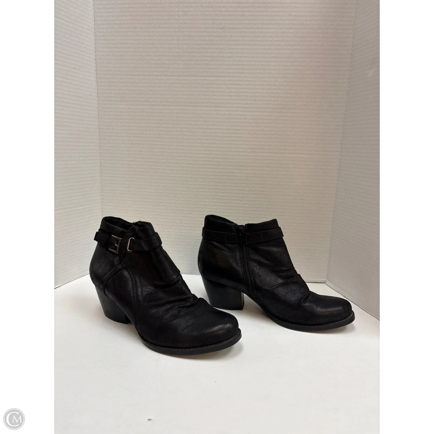 Boots Ankle Heels By Bare Traps In Black, Size: 7.5