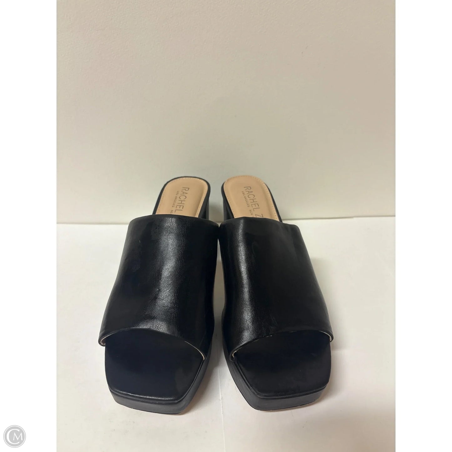 Sandals Heels Block By Rachel Zoe In Black, Size: 7.5