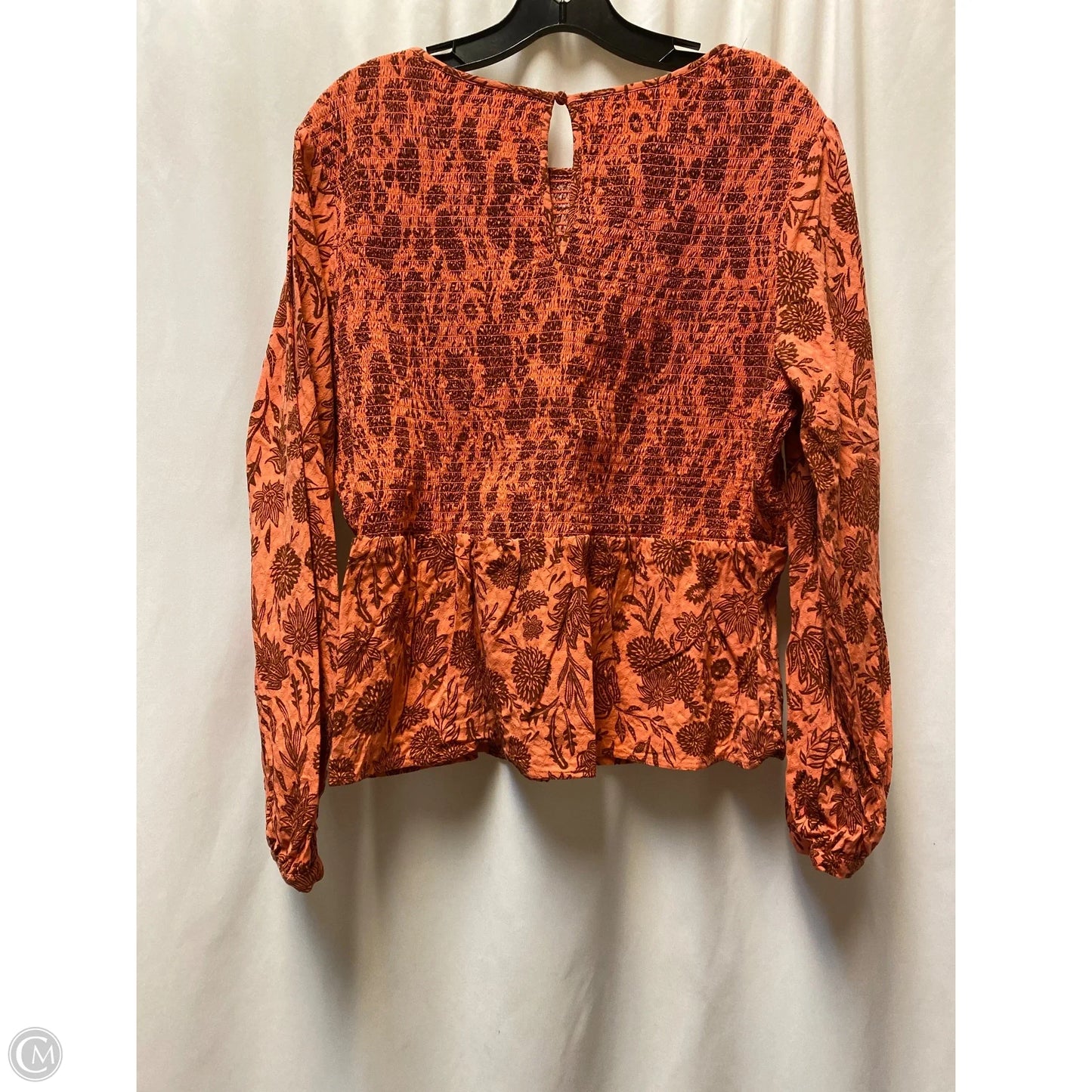 Top Short Sleeve By Forever 21 In Copper, Size: L