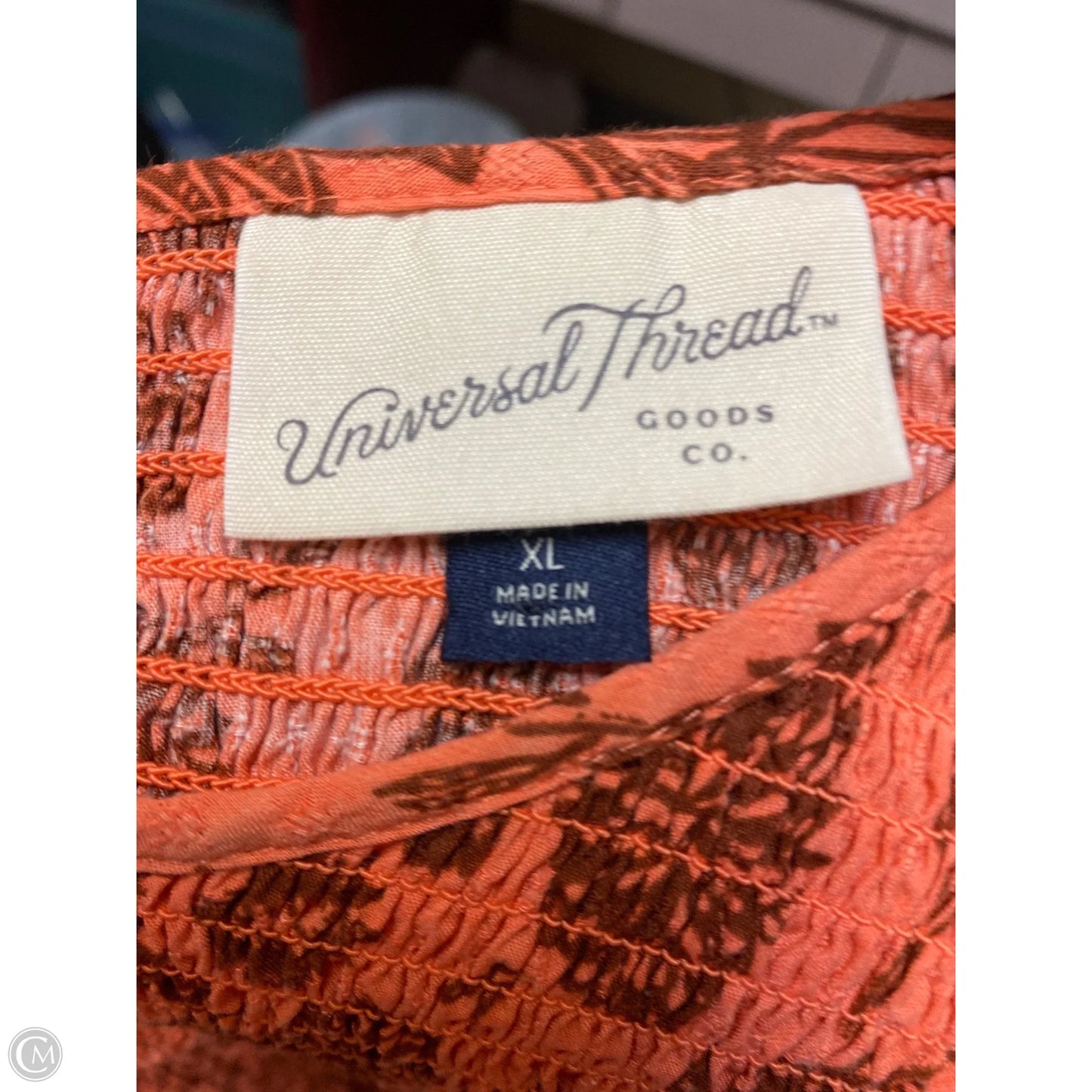 Top Short Sleeve By Forever 21 In Copper, Size: L