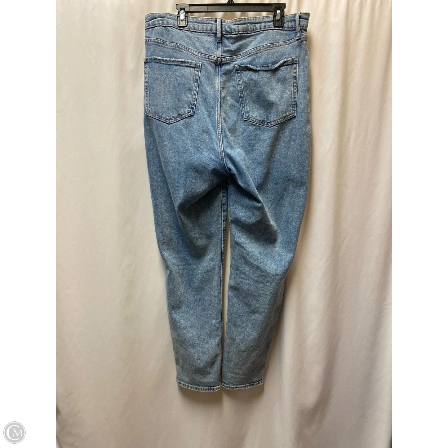 Jeans Straight By Old Navy In Blue Denim, Size: 16