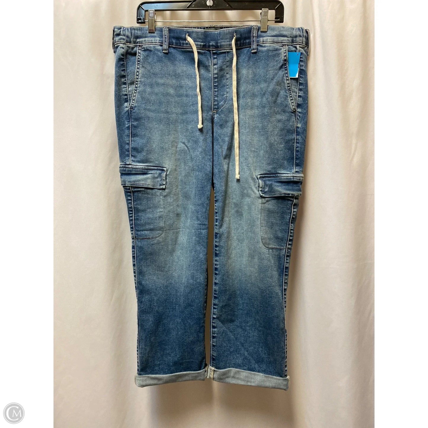 Jeans Straight By Torrid In Blue Denim, Size: 14