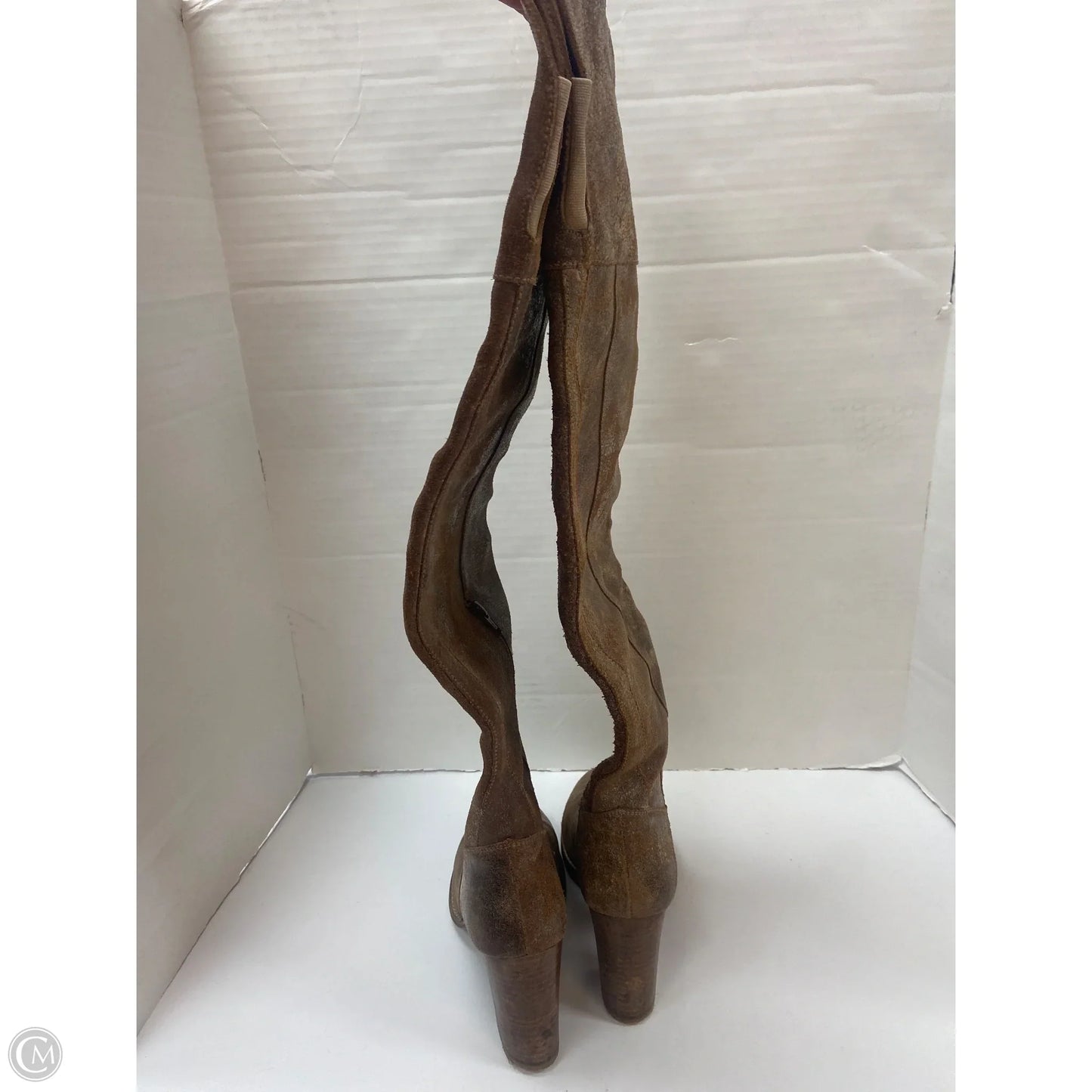 Boots Over-the-knee Heels By Diba In Brown, Size: 9.5