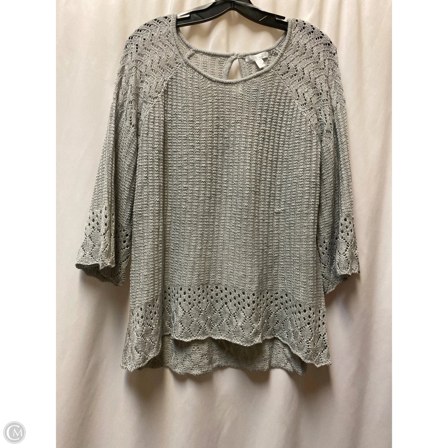 Sweater By Lc Lauren Conrad In Grey, Size: L