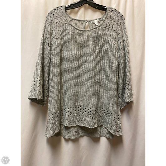 Sweater By Lc Lauren Conrad In Grey, Size: L