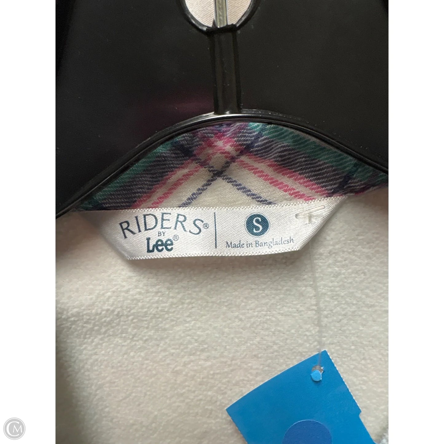 Top Long Sleeve By Riders In Blue & Pink, Size: S