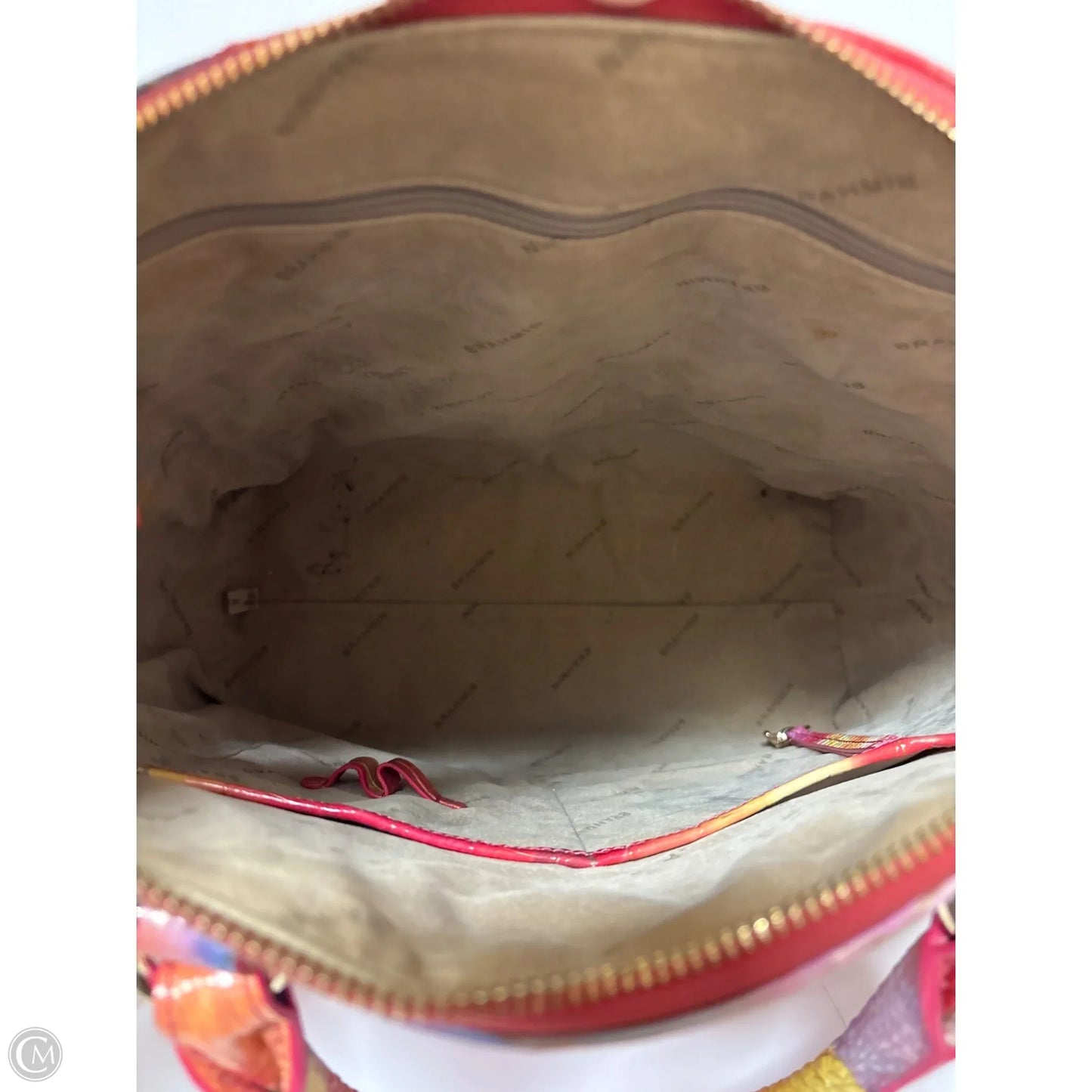 Handbag Designer By Brahmin, Size: Large