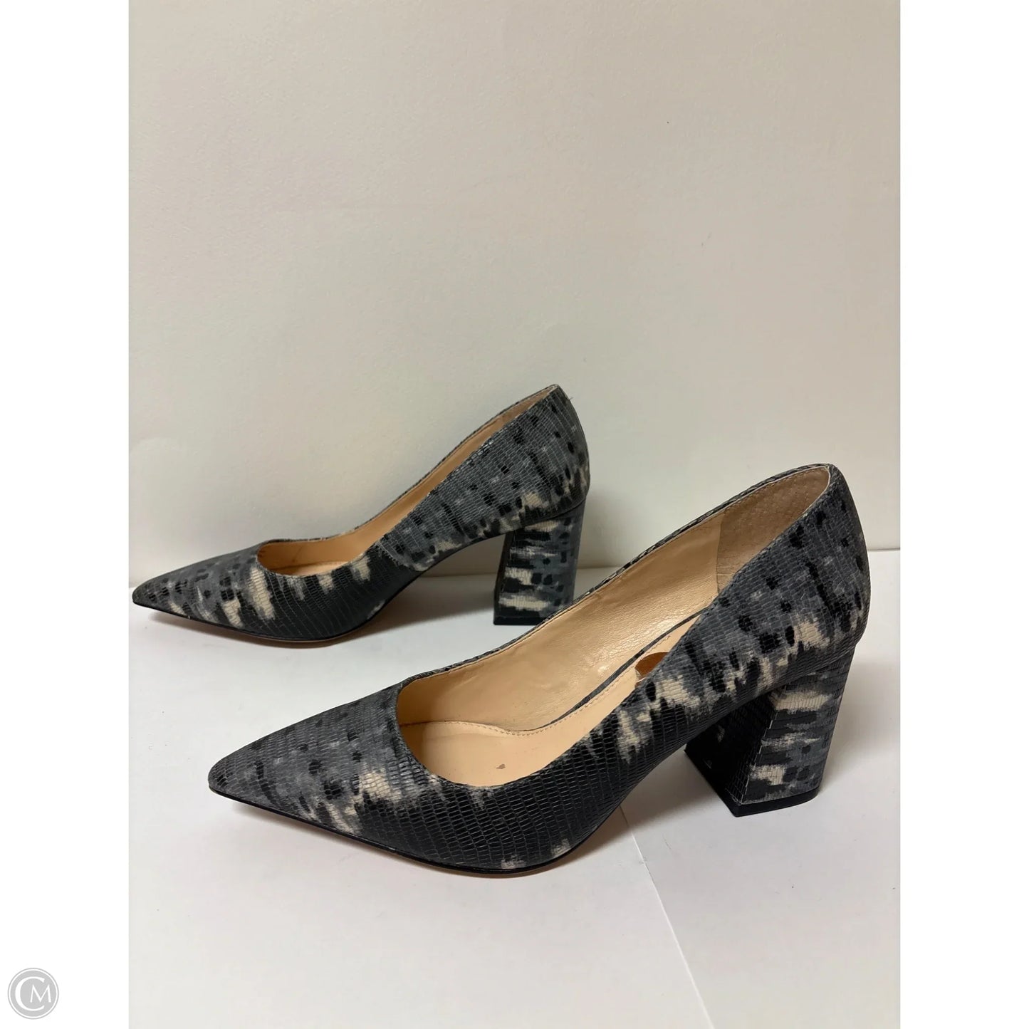 Shoes Heels Block By Vince Camuto In Grey, Size: 8