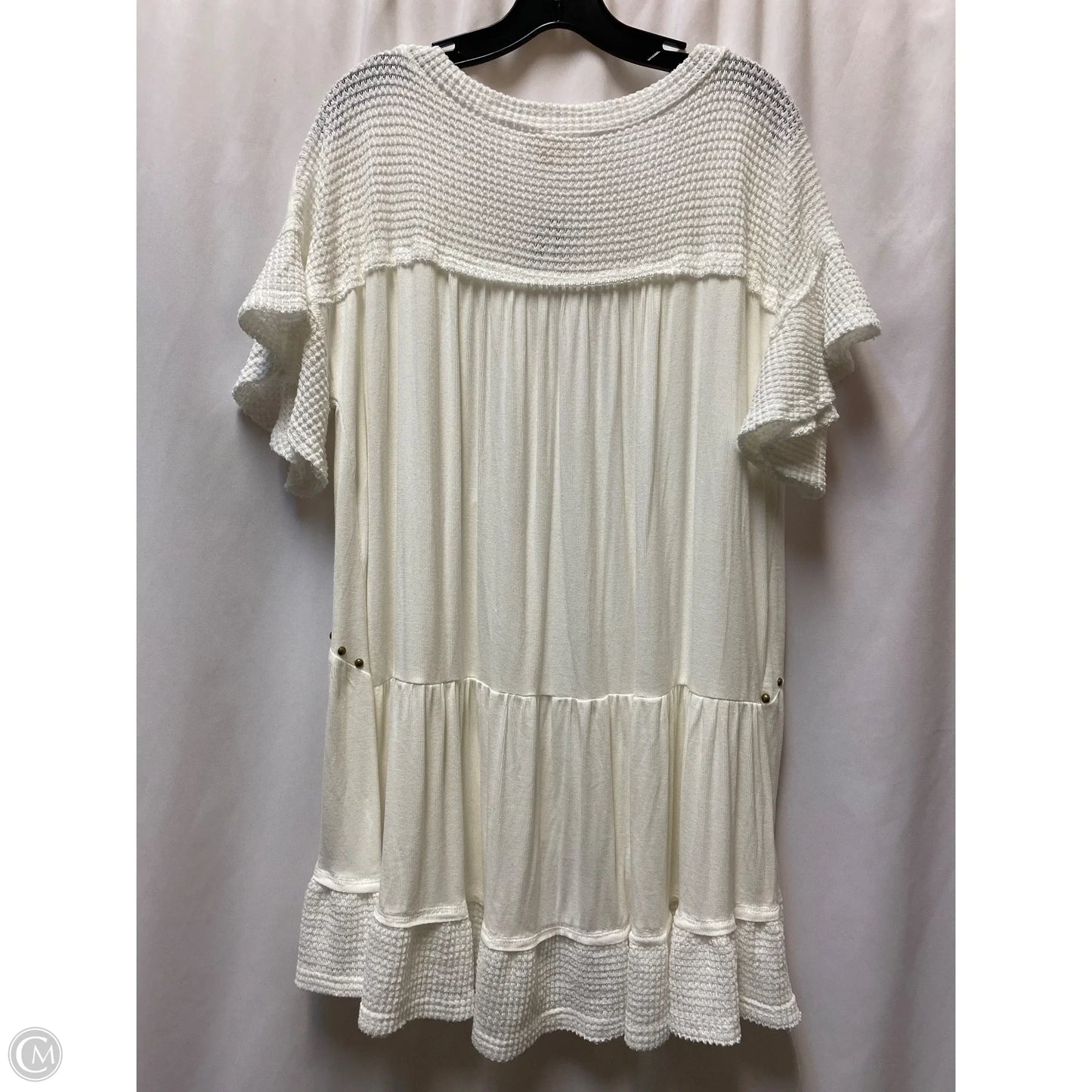 Tunic SS By Pol In White, Size: L
