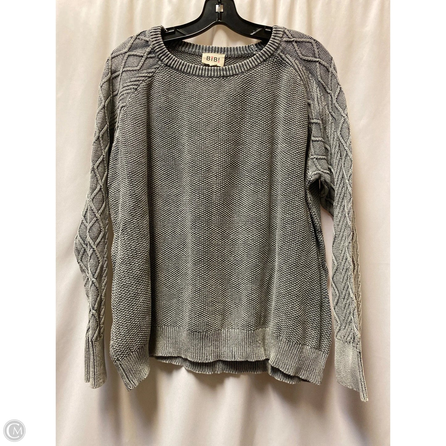 Sweater By Bibi In Grey, Size: Xl