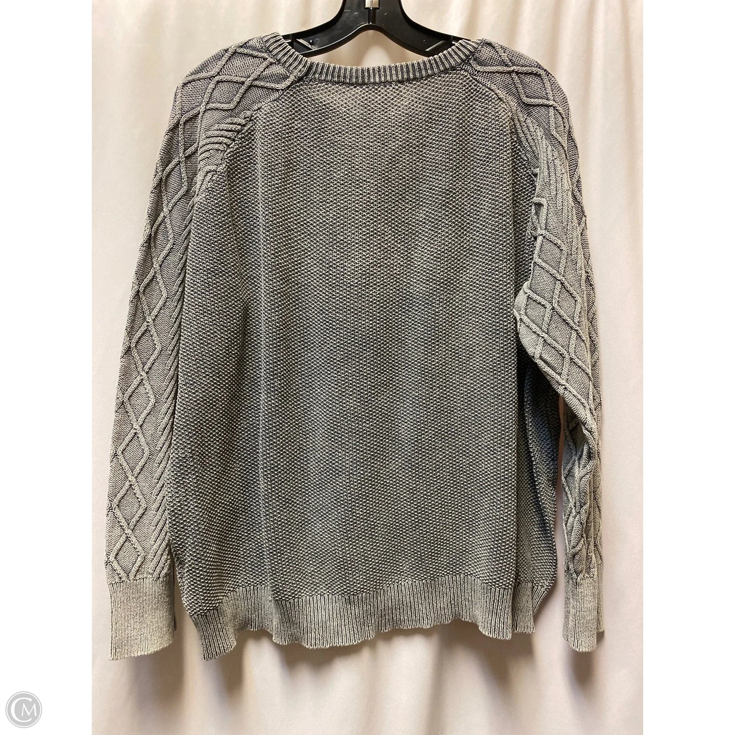 Sweater By Bibi In Grey, Size: Xl