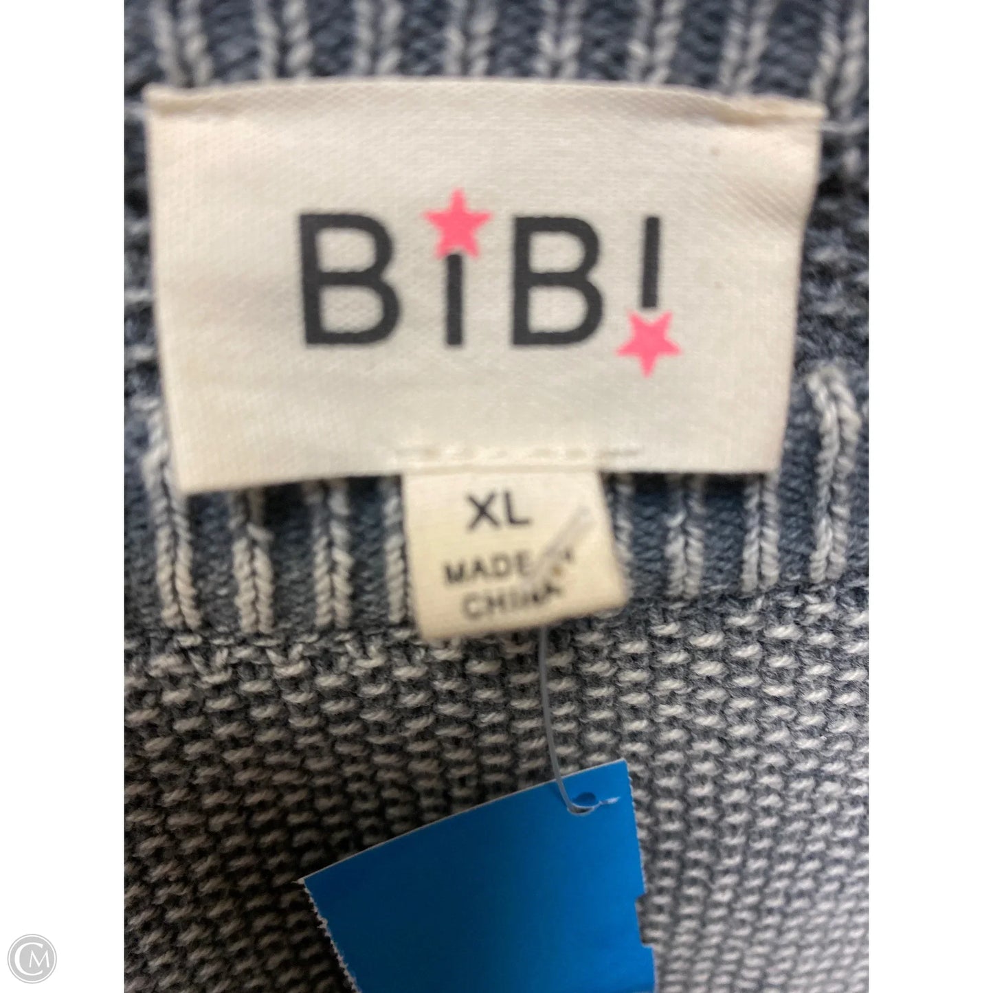 Sweater By Bibi In Grey, Size: Xl