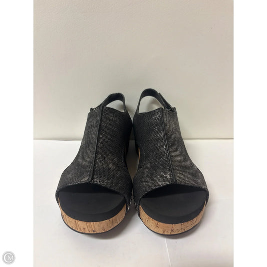 Sandals Heels Block By Corkys In Black, Size: 7