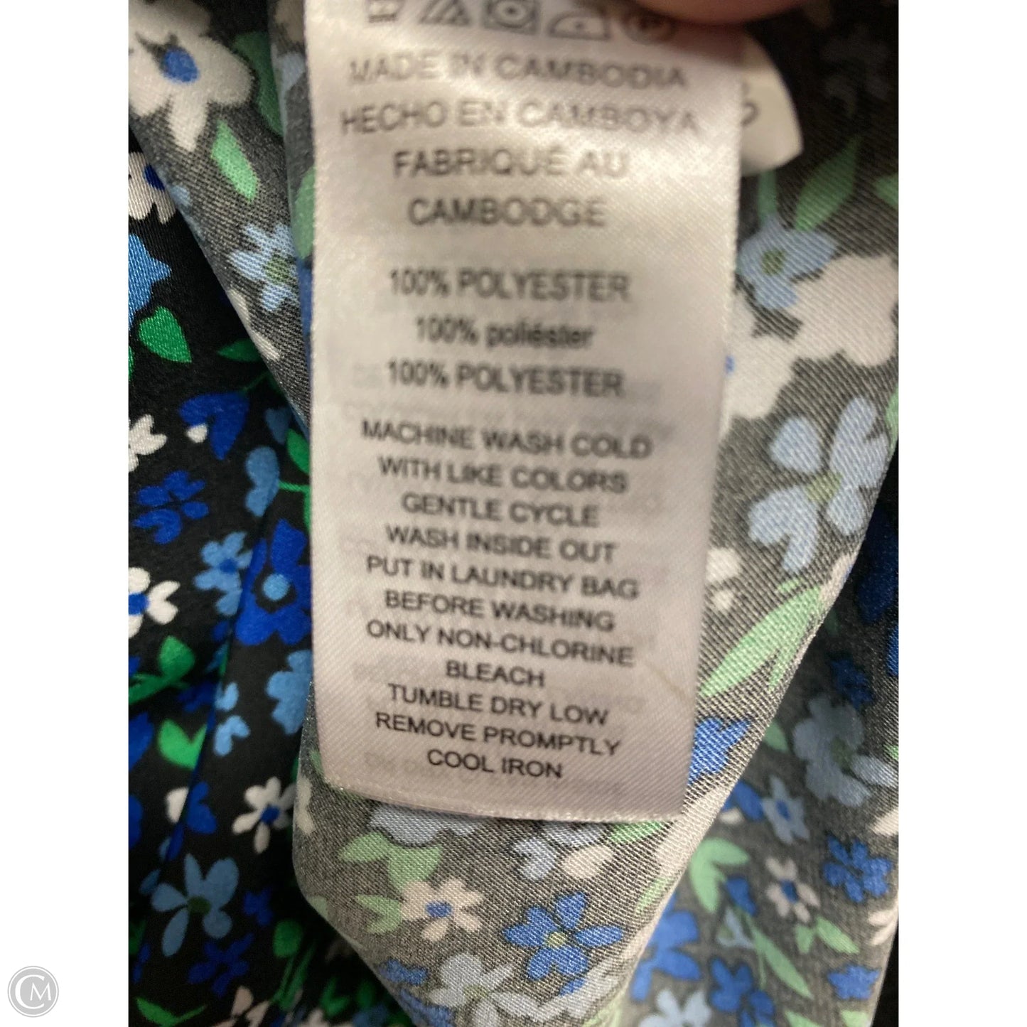 Top Long Sleeve By Michael By Michael Kors In Blue, Size: M