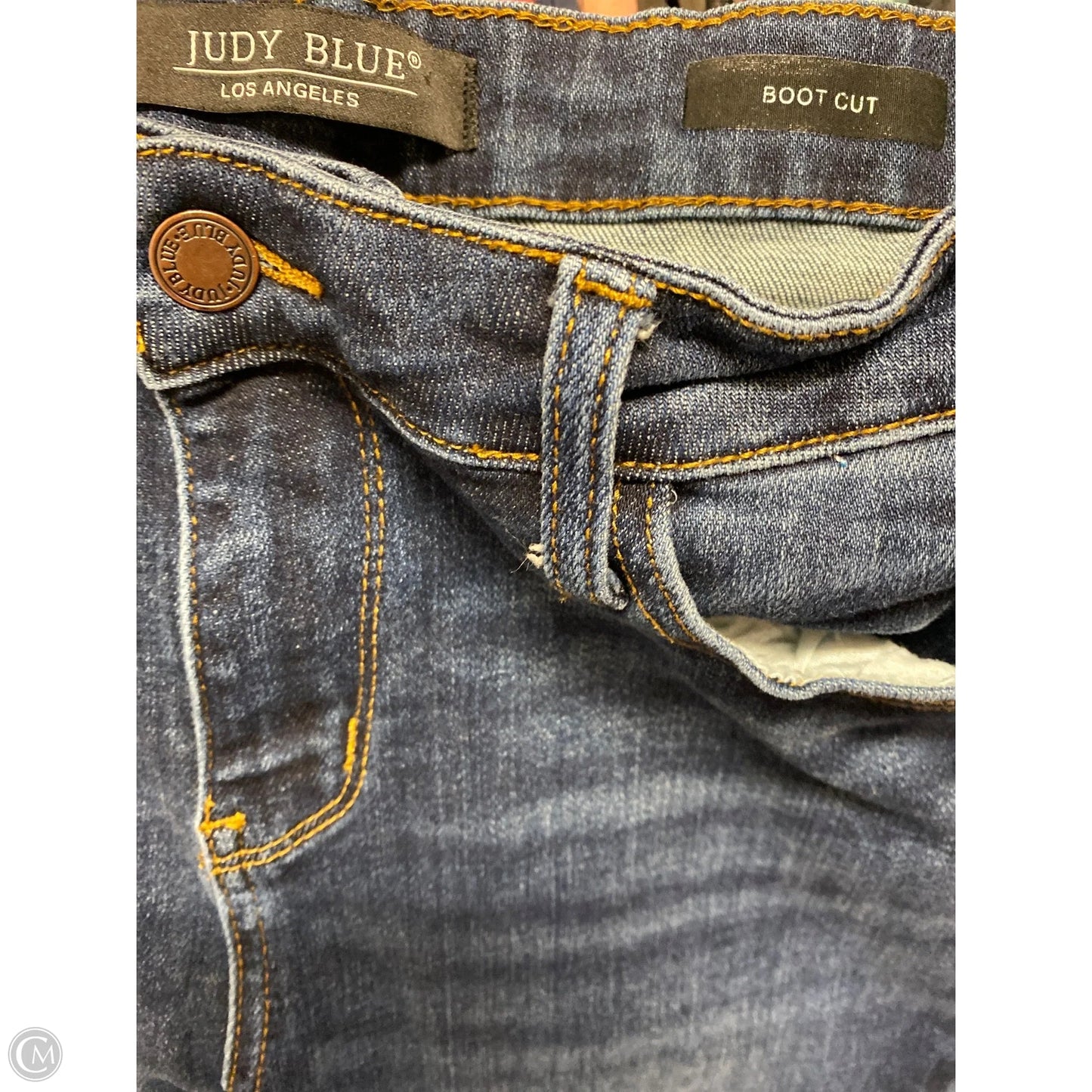 Jeans Boot Cut By Judy Blue In Blue Denim, Size: 12