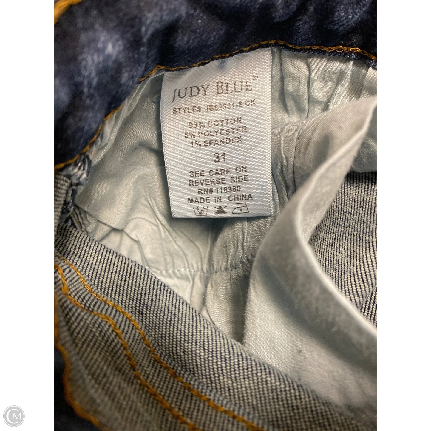 Jeans Boot Cut By Judy Blue In Blue Denim, Size: 12