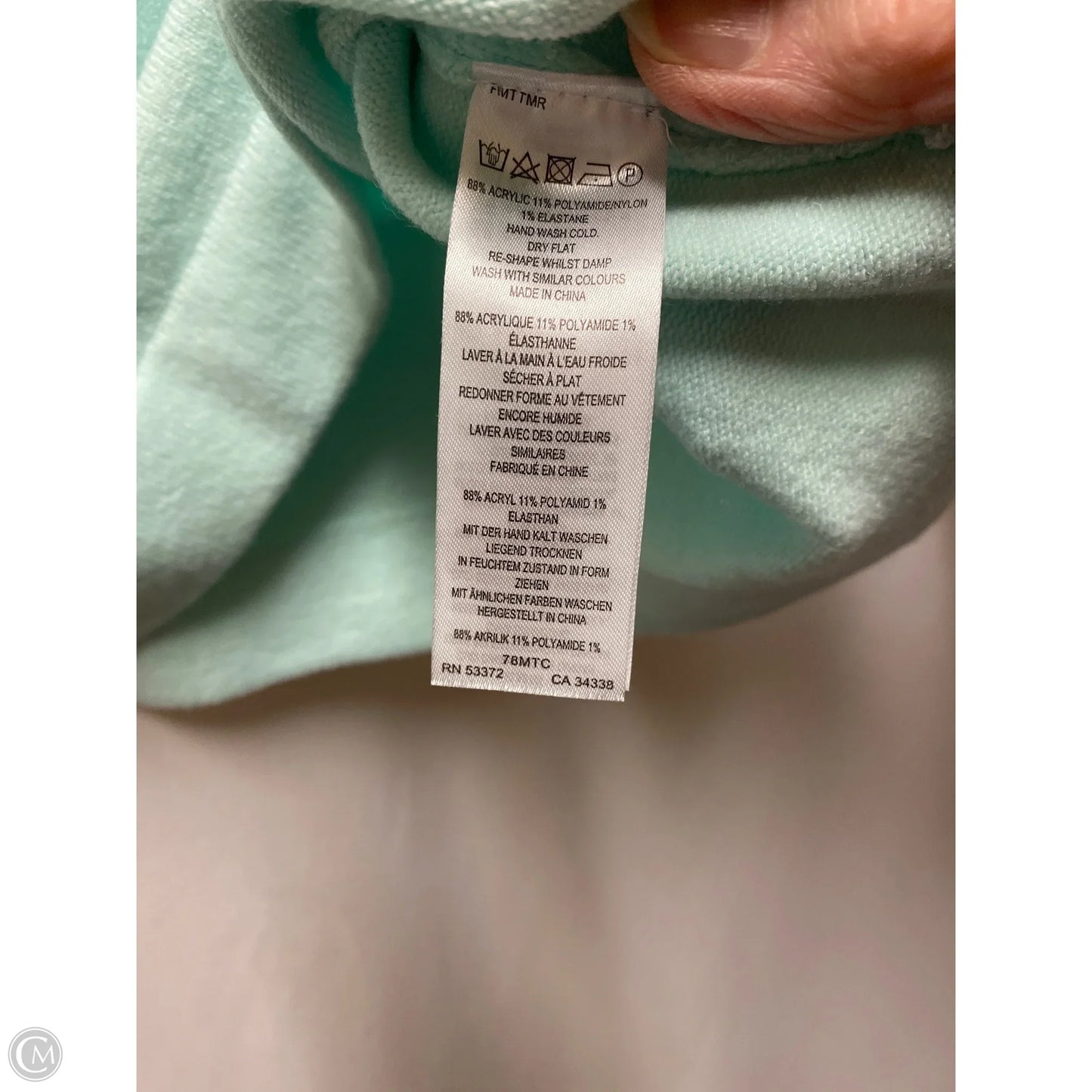 Sweater By French Connection In Green, Size: L