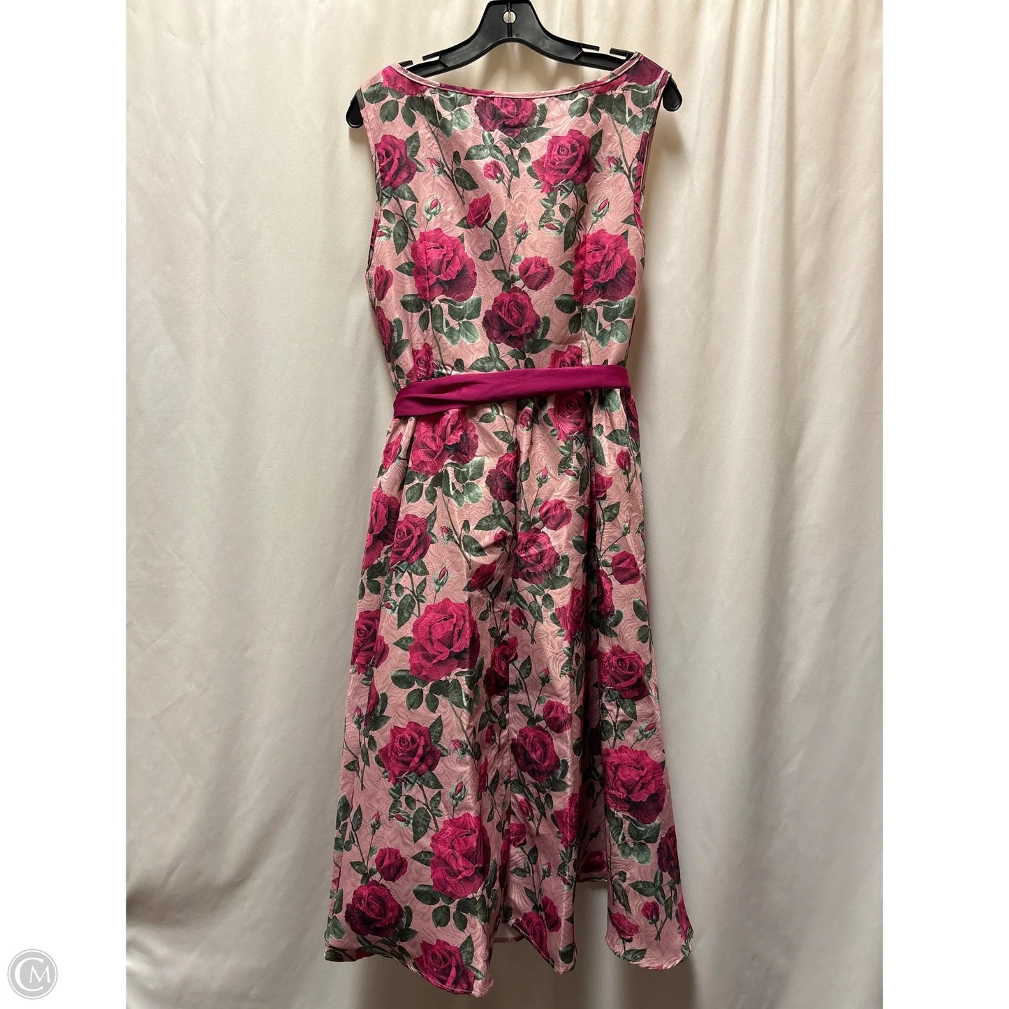 Dress Casual Midi By Shein In Pink, Size: 2x