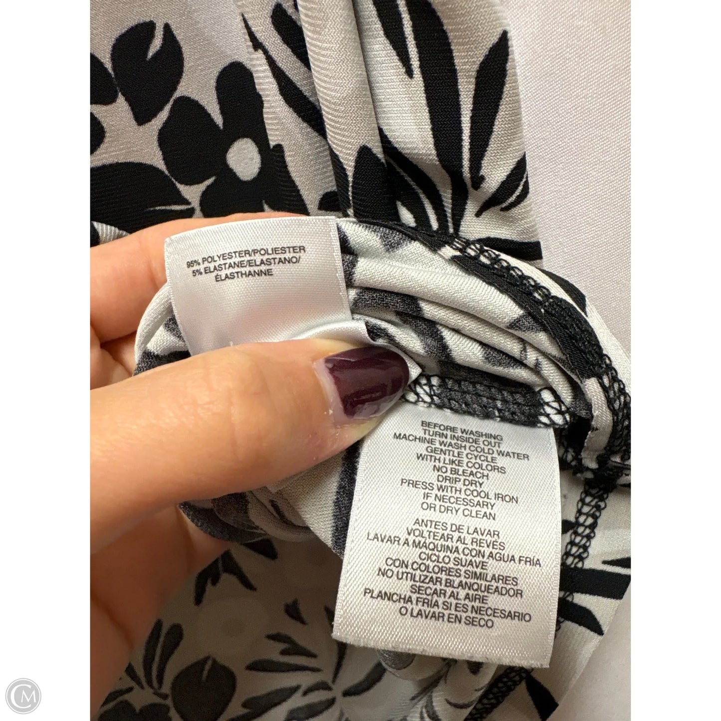 Top Sleeveless By Anne Klein In Grey, Size: Xl