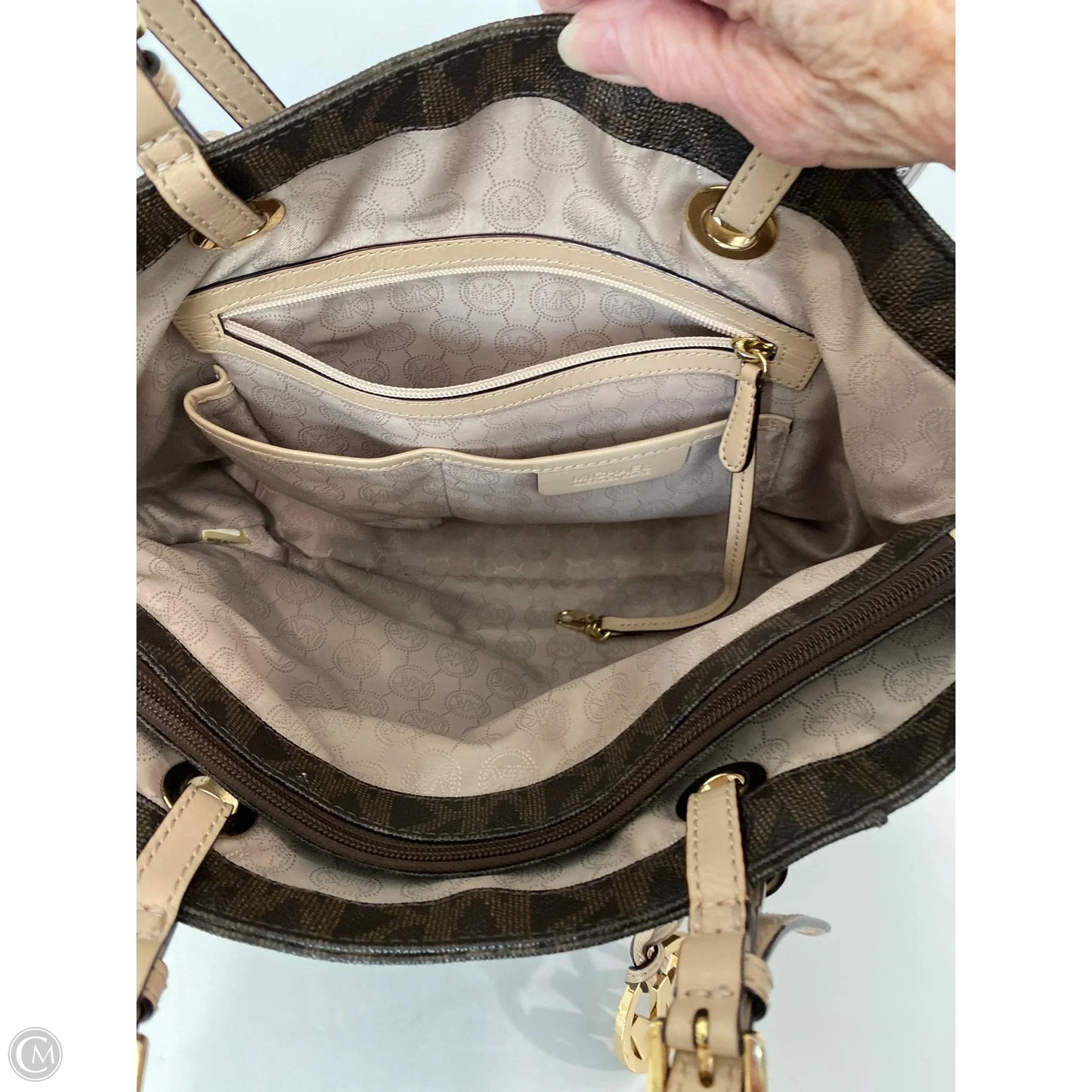 Handbag Designer By Michael Kors, Size: Large