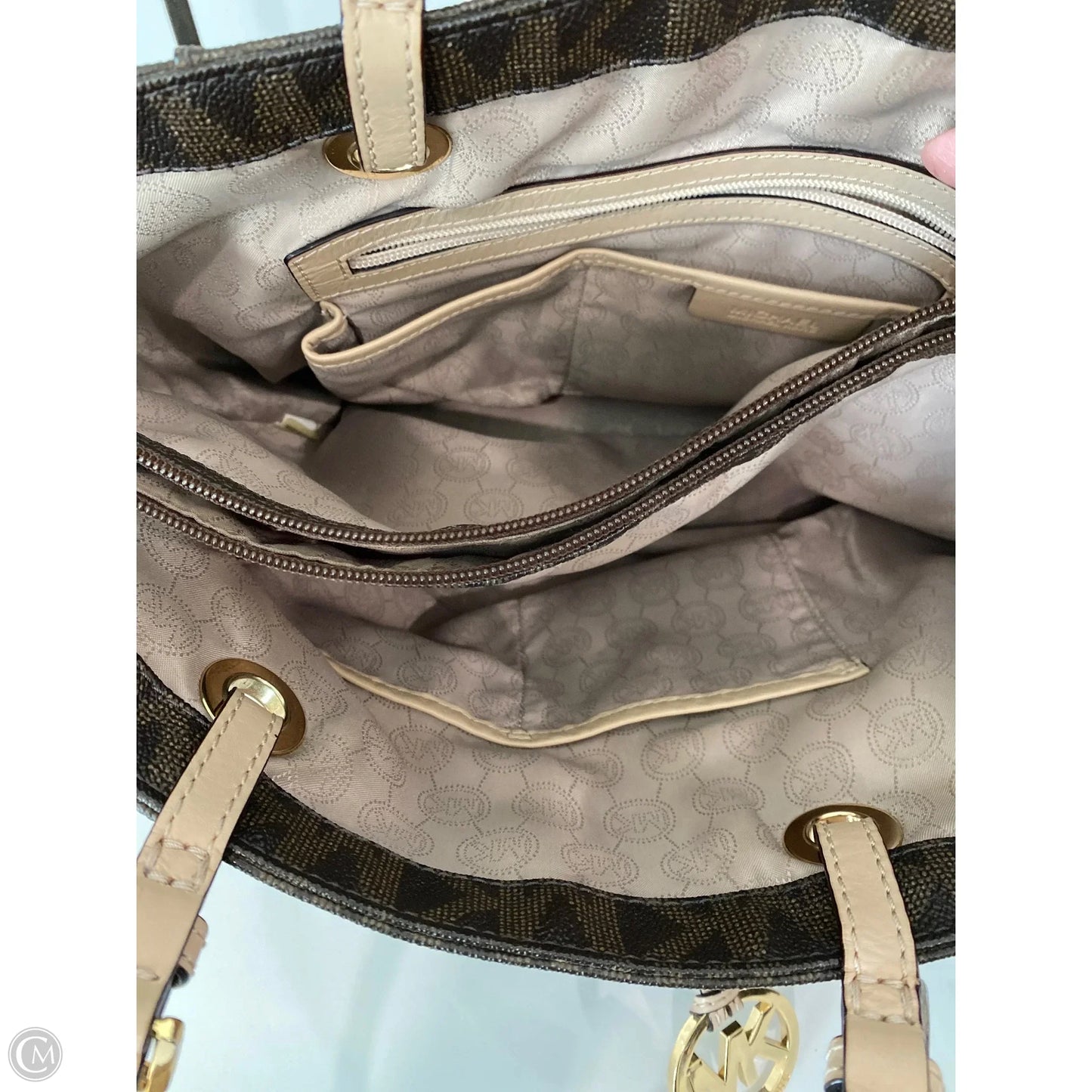 Handbag Designer By Michael Kors, Size: Large