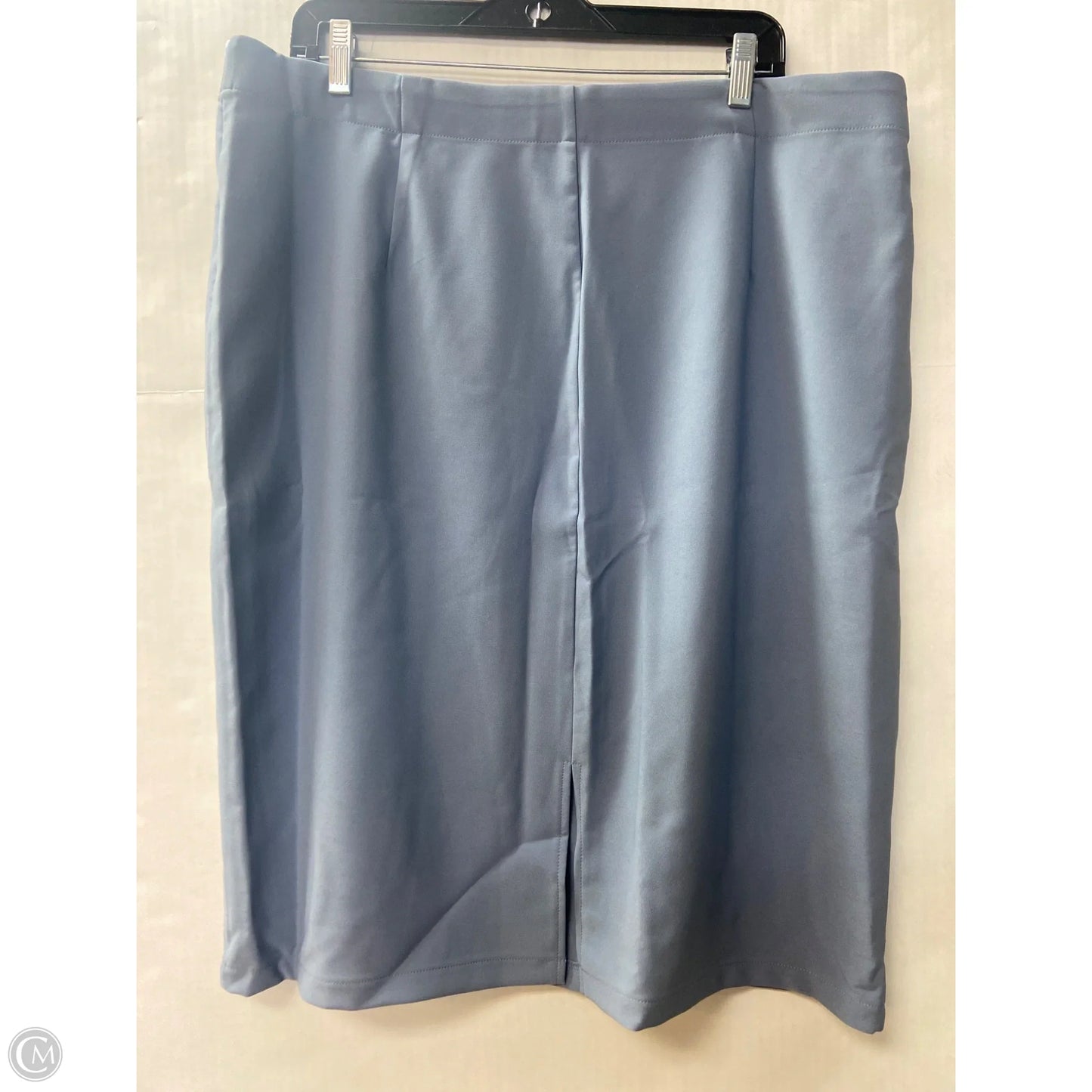 Skirt Suit 2pc By Allegra K In Blue, Size: Xxl
