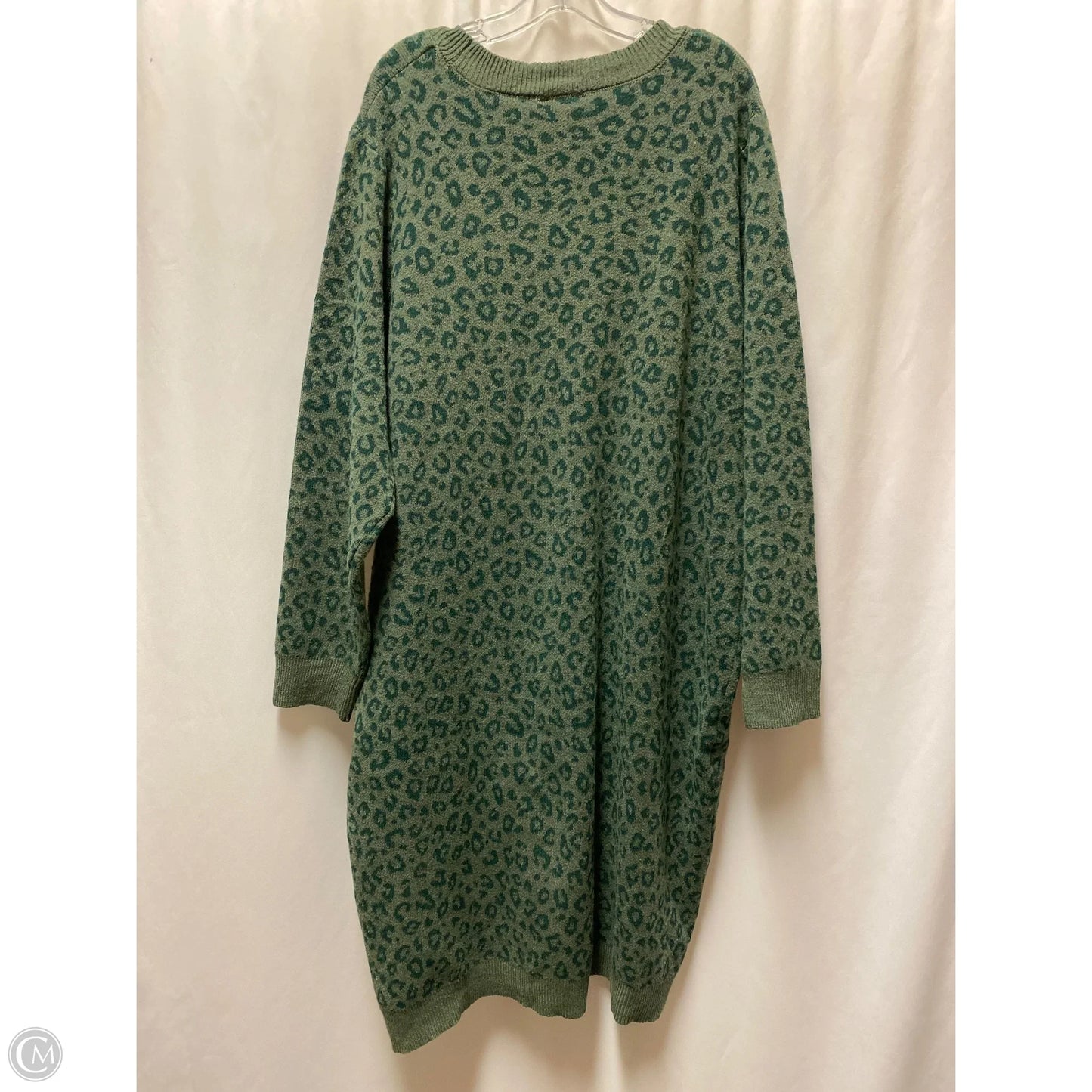 Dress Sweater By Terra & Sky In Green, Size: 2x
